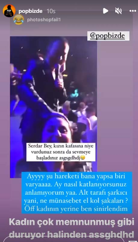 Serdar Ortaç konserinde kadın hayranının kafasına vurdu! Tepki gördü! "Ne münasebet?" 6