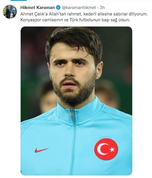 Ahmet Çalık'ın ölümüyle ilgili futbol camiasından duygusal paylaşımlar! 7