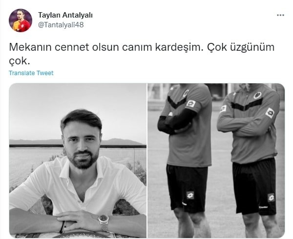 Ahmet Çalık'ın ölümüyle ilgili futbol camiasından duygusal paylaşımlar! 9