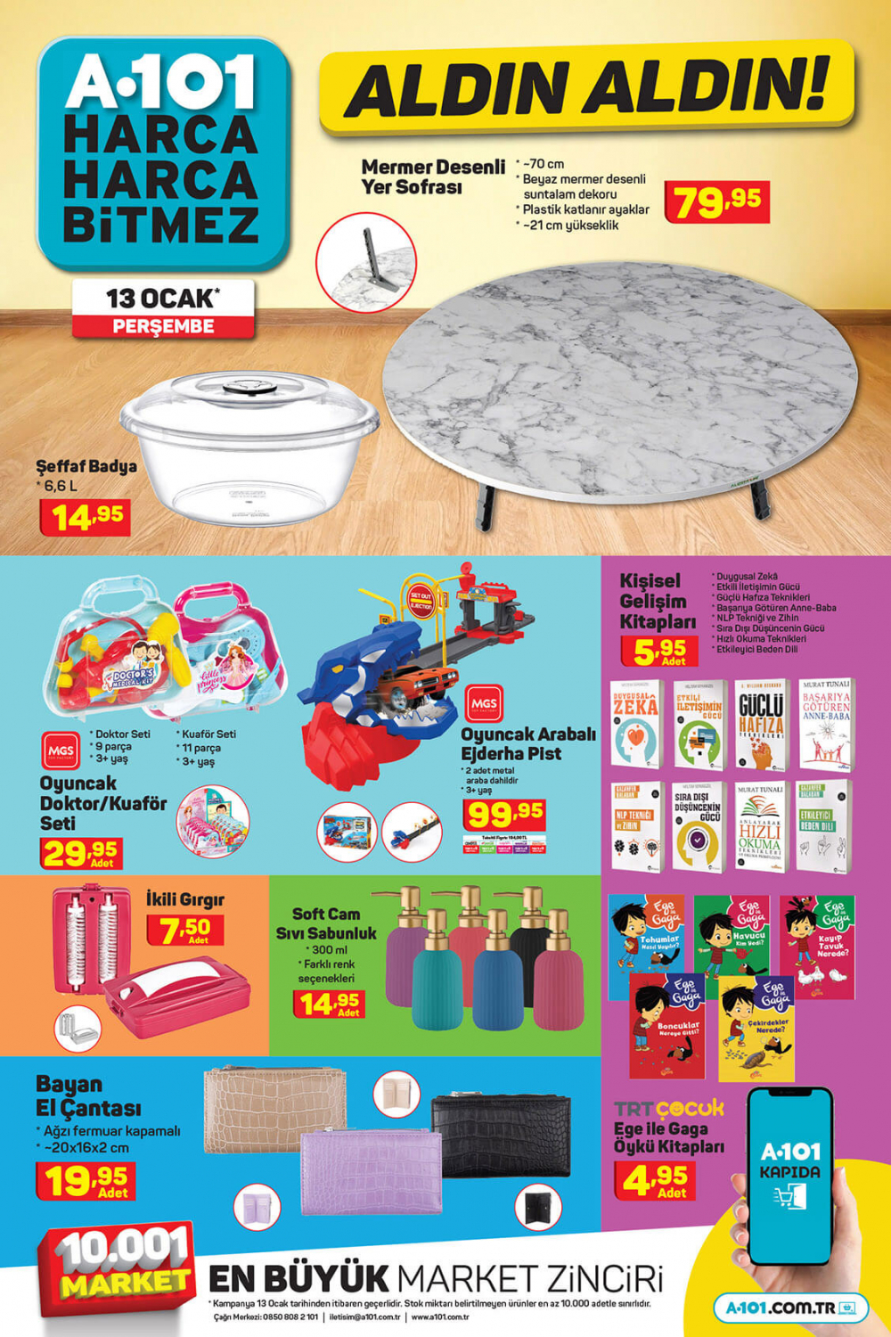 A101 aktüel ürünler kataloğu 13 Ocak 2022 | A101 bu hafta gelenler: Züccaciye, hırdavat, çeyiz ve tekstil... 4