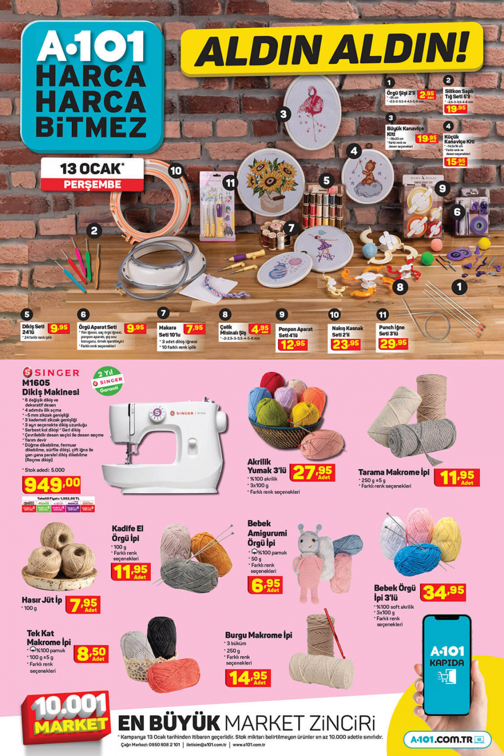 A101 aktüel ürünler kataloğu 13 Ocak 2022 | A101 bu hafta gelenler: Züccaciye, hırdavat, çeyiz ve tekstil... 5