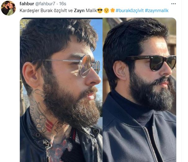 Paylaştığı fotoğraf sosyal medyayı salladı! Zayn Malik, Türk ünlülere benzetildi! "Zayn artık gözümde Hercai Akın Akınözü'sün sen!" 8