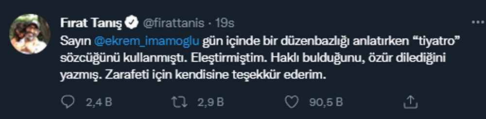 Fırat Tanış'ın İmamoğlu'yla gerginliği bitti derken Şahan Gökbakar'ın sözleri ortalığı karıştırdı! "Ne yeri, ne zamanı!" 4