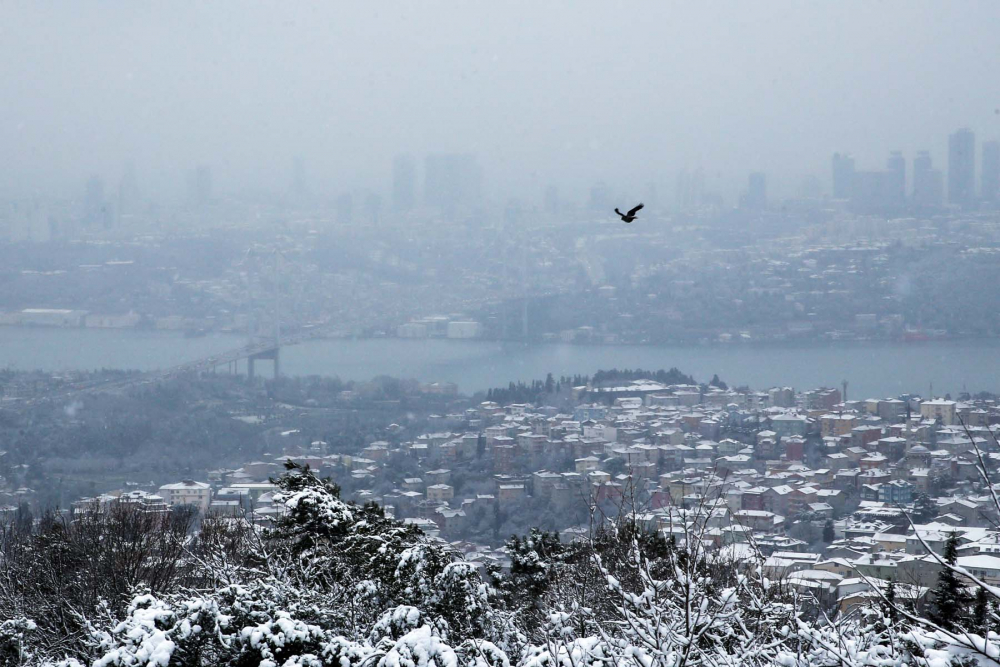 Kar yağışı İstanbul'u beyaz örtüyle kapladı! İşte İstanbul'dan en güzel kar fotoğrafları... 11