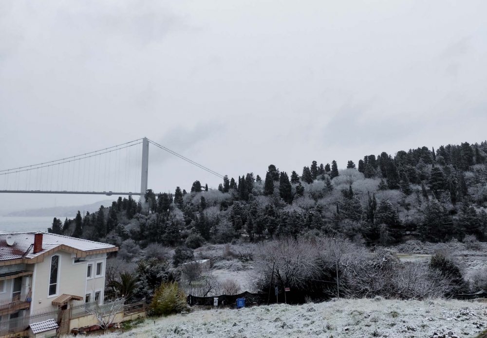 Kar yağışı İstanbul'u beyaz örtüyle kapladı! İşte İstanbul'dan en güzel kar fotoğrafları... 22