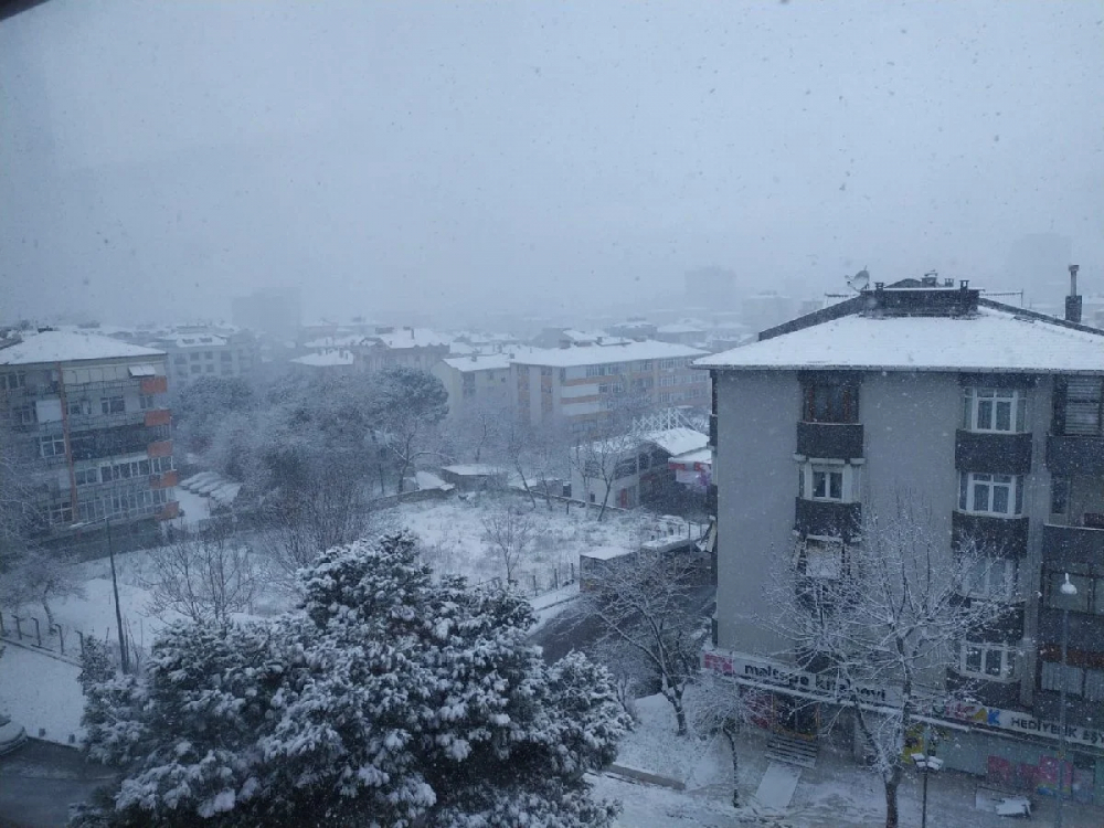 Meteoroloji uyarmıştı! İstanbul’a beklenen kar geldi! 7