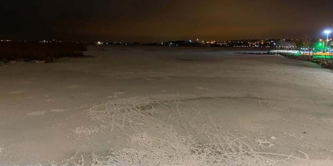 Ankara tam anlamıyla buz tuttu! Görenler gözlerine inanamadı! 4 metre uzunluğunda...