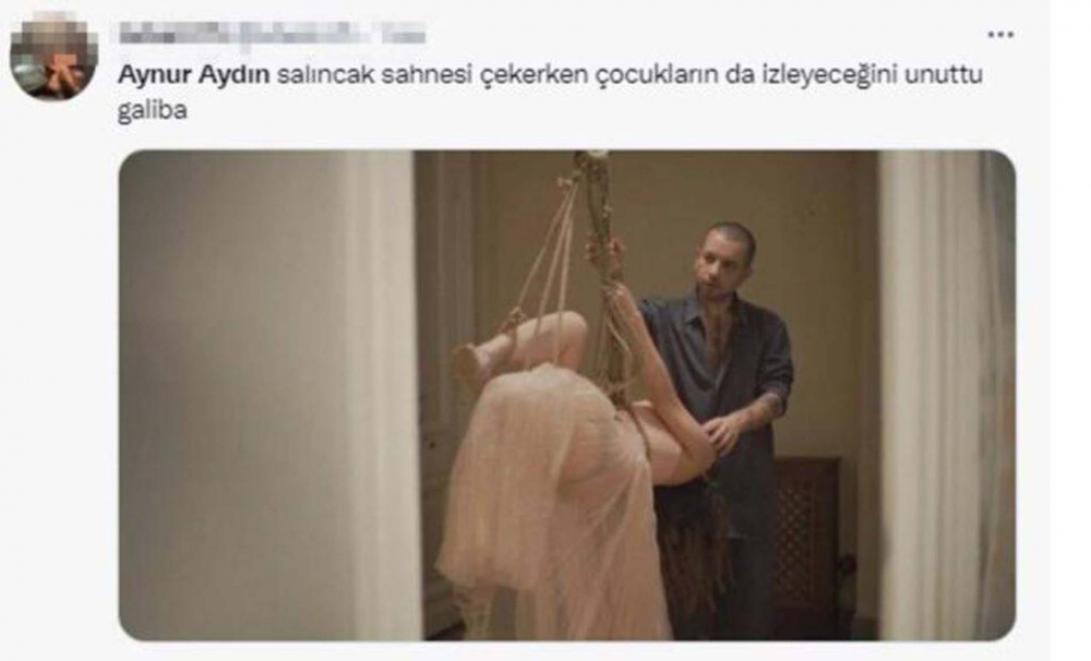 Aynur Aydın'dan cinsel fantezi göndermesi! Yeni şarkısı Bilmece'nin klibinde kendini bağlatarak tavana astırdı! BDSM temalı erotik sahneler gündem oldu! 6