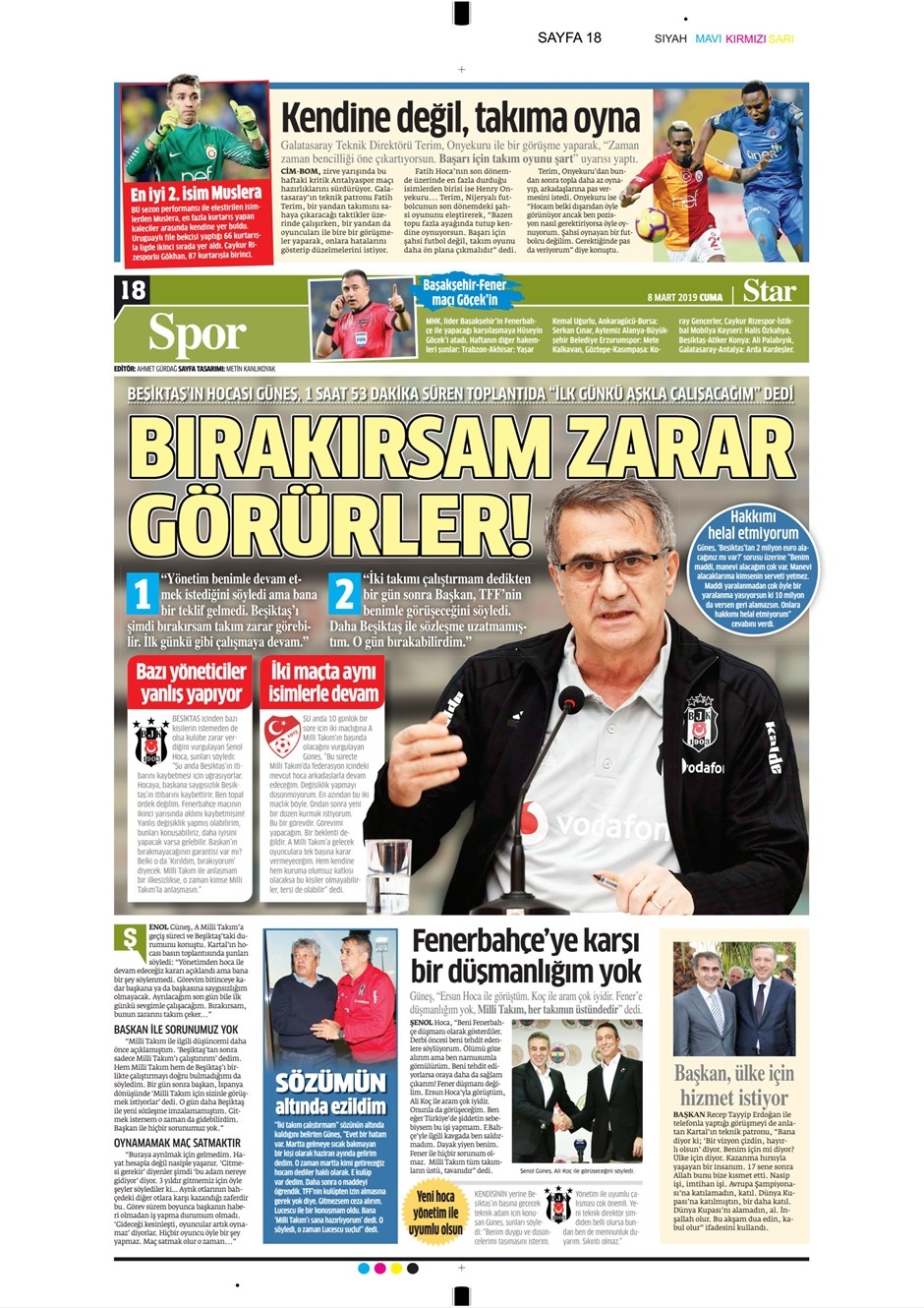 Günün Spor Manşetleri (08.03.2019) 8