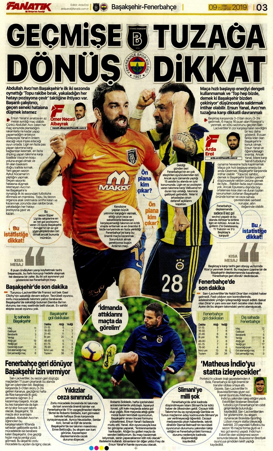 Günün Spor Manşetleri 9 Mart 2019 6