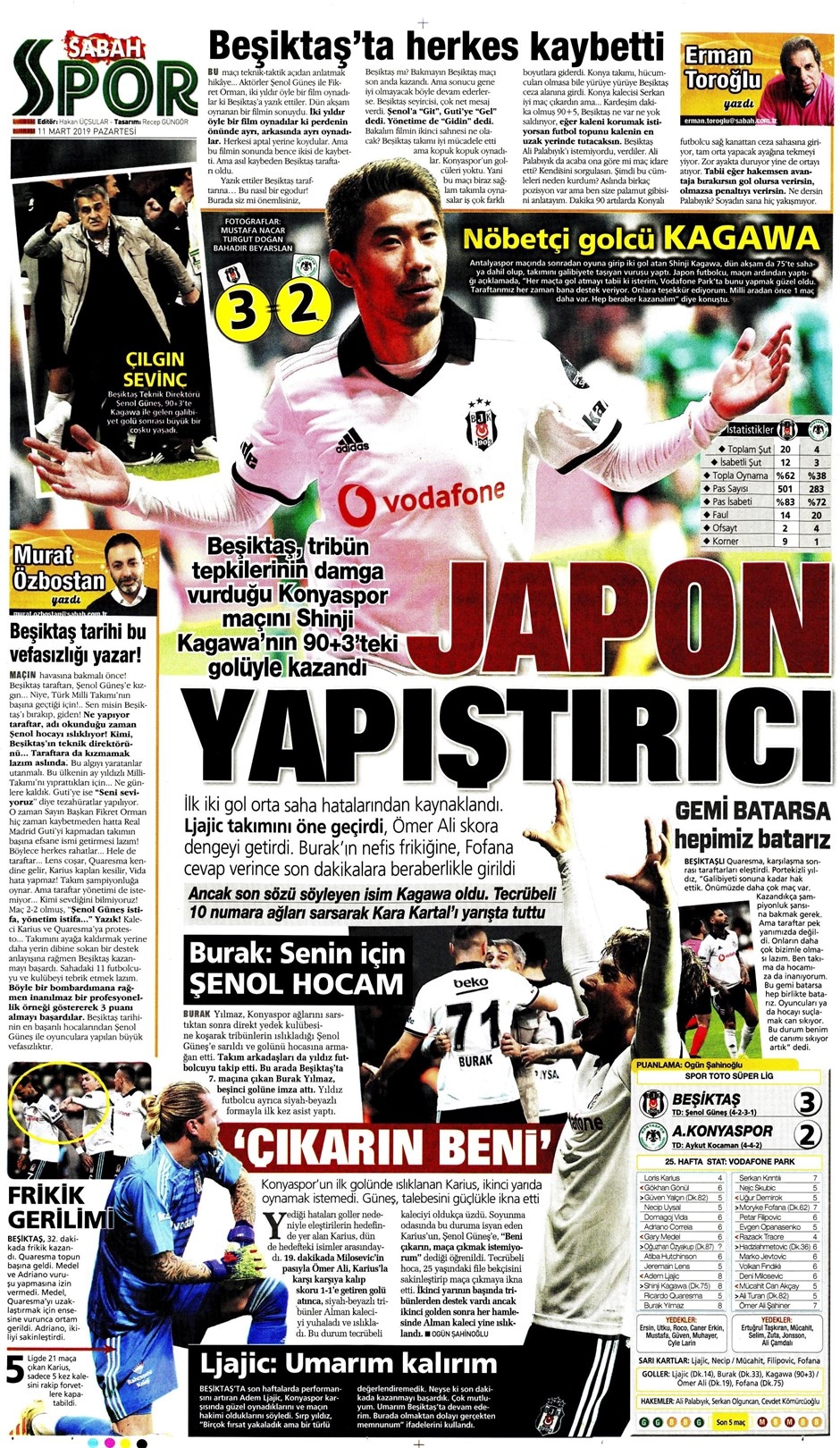 Günün Spor Manşetleri (11 MART 2019) 16