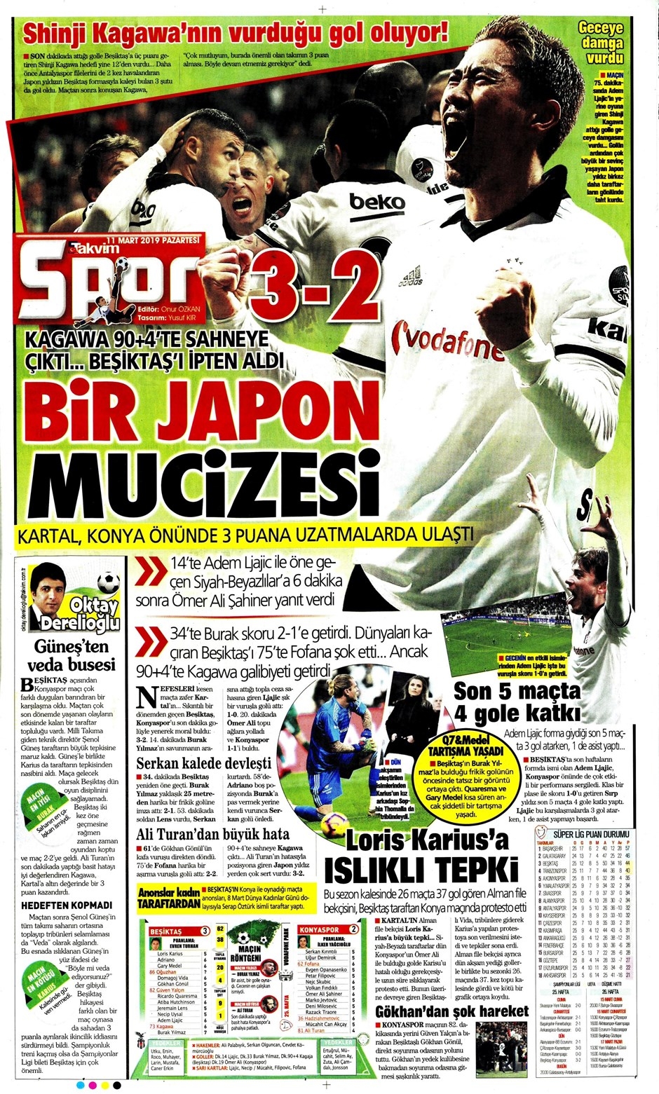 Günün Spor Manşetleri (11 MART 2019) 18