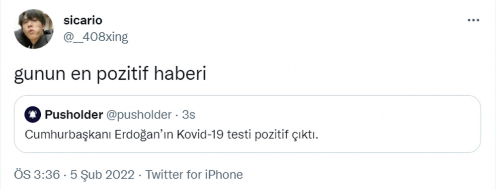 Sorsan hepsi ifade özgürlüğü! Covid-19 testi pozitif çıkan Cumhurbaşkanı Erdoğan ve eşine sosyal medyadan nefret kustular! 11