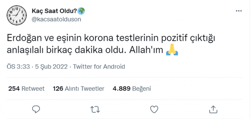 Sorsan hepsi ifade özgürlüğü! Covid-19 testi pozitif çıkan Cumhurbaşkanı Erdoğan ve eşine sosyal medyadan nefret kustular! 4