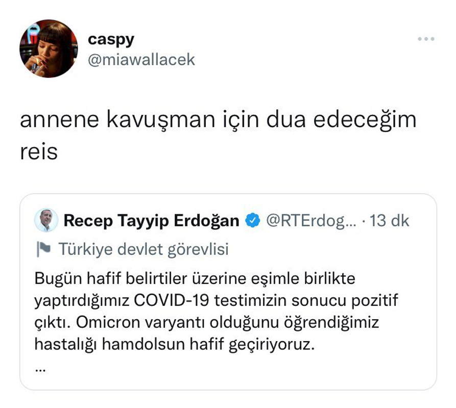 Sorsan hepsi ifade özgürlüğü! Covid-19 testi pozitif çıkan Cumhurbaşkanı Erdoğan ve eşine sosyal medyadan nefret kustular! 7