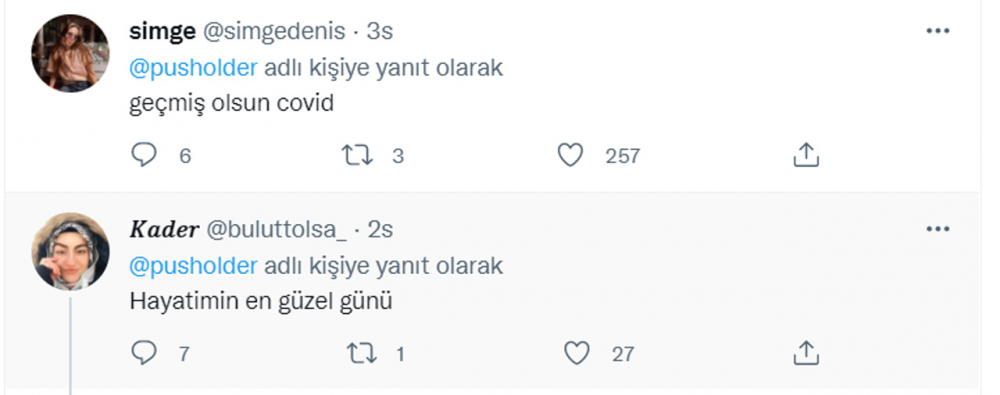 Sorsan hepsi ifade özgürlüğü! Covid-19 testi pozitif çıkan Cumhurbaşkanı Erdoğan ve eşine sosyal medyadan nefret kustular! 9