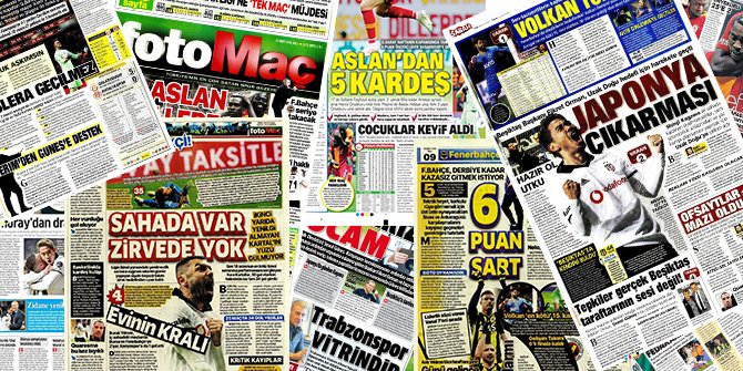 Günün Spor Manşetleri (12 MART 2019)