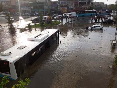 İstanbul'da 20 dakikalık kabus! 10