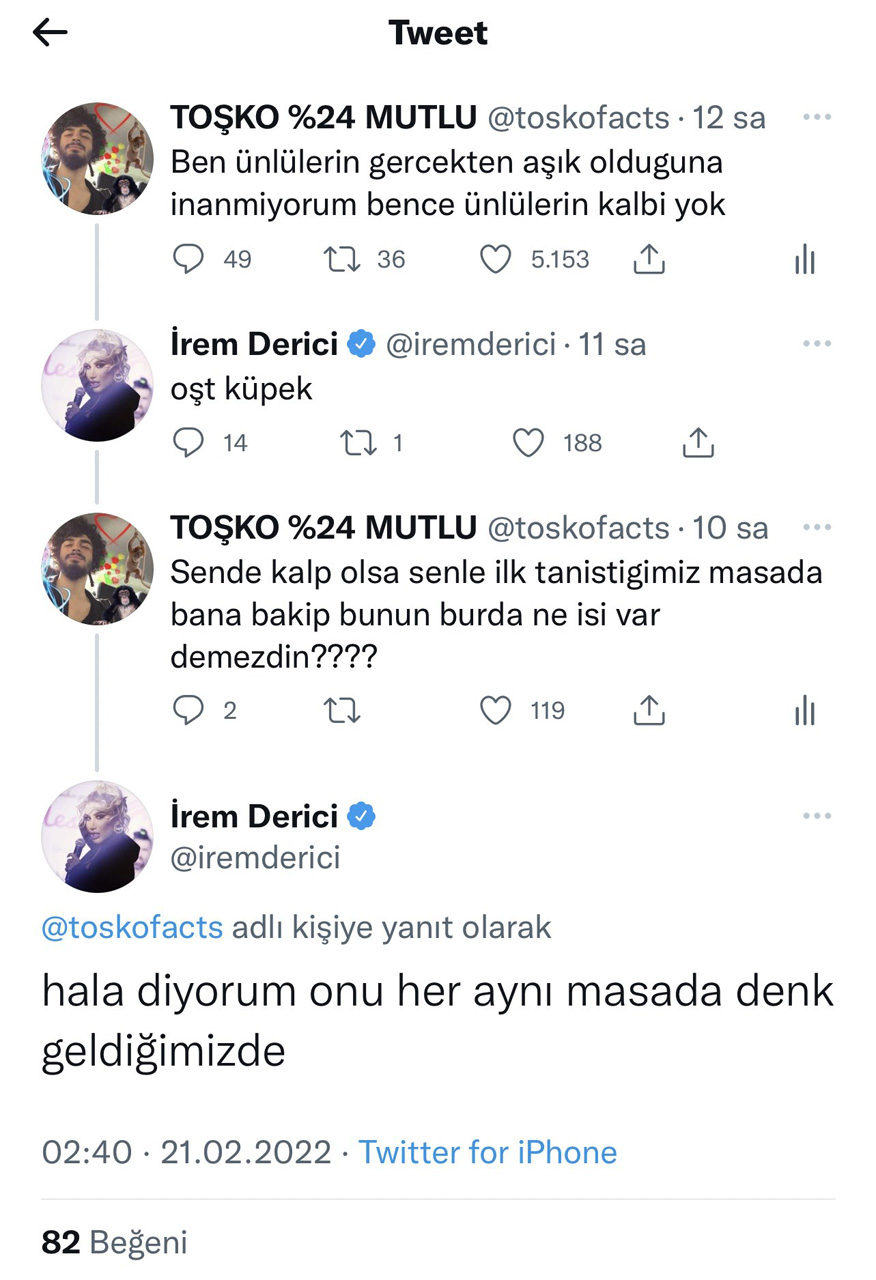 Cem Belevi'ye olan aşkını itiraf eden İrem Derici yine takipçisine hakaret etti! Kalbi kırılan hayranının paylaşımı şaşkına uğrattı! 7