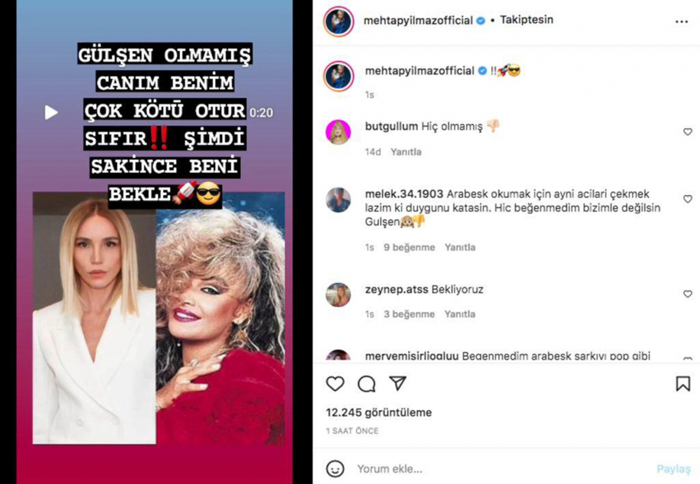 Sahne kıyafetleri olay yaratan Gülşen'i sosyal medya "Bergen'e ayıp etmişler" diyerek affetmedi! Popstar Mehtap'ın eleştirisi ise ağır oldu! 6