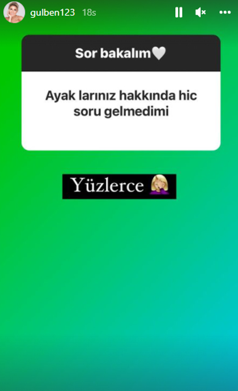 Gülben Ergen'i ayak fetişleri soru yağmuruna tuttu! Hepsine tek tek verdiği cevaplarla dikkat çekti! O sorular hayrete düşürdü! 7