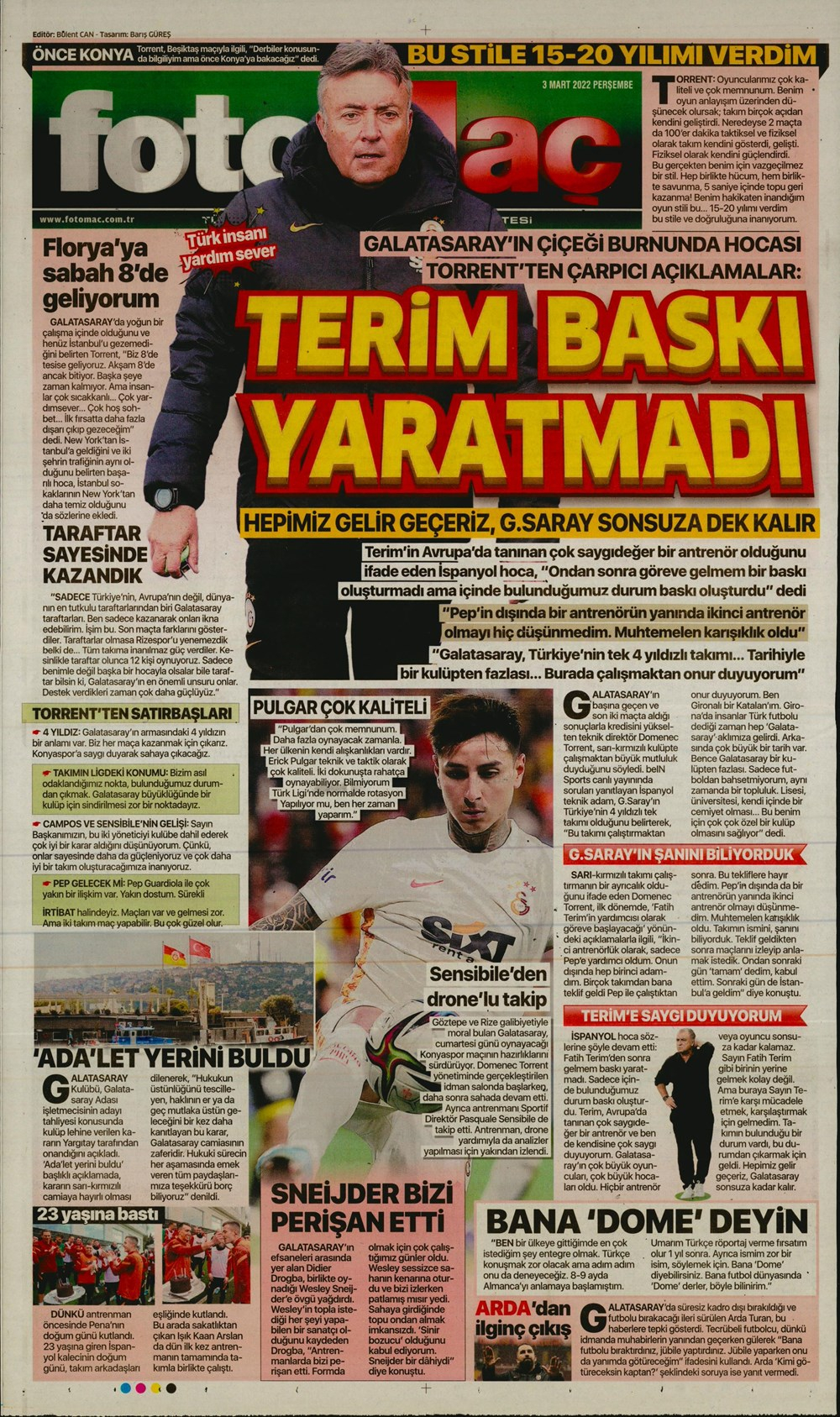 3 Mart 2022 Perşembe günün spor manşetleri | Beşiktaş kupada havlu attı! 23