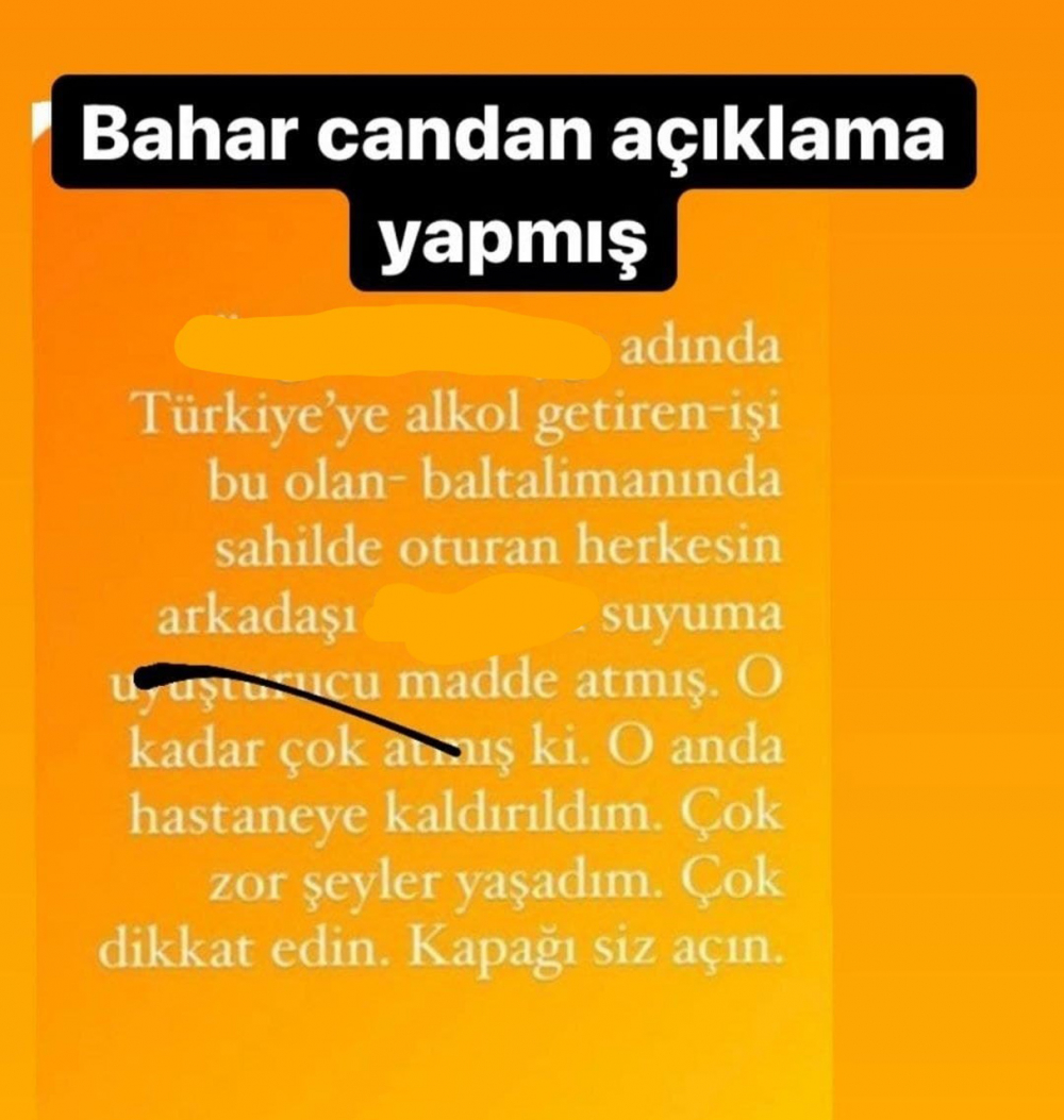 Bahar Candan'dan korkutan haber! Suyuna uyuşturucu katıldığını iddia etti! Hastaneye kaldırıldı 4