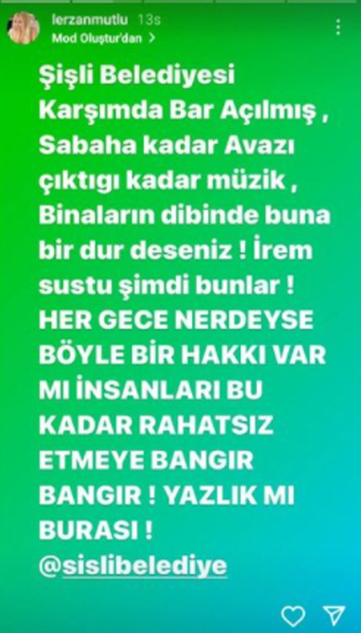 Eğlenceye tahammülü yok! İrem Derici'ye ağzına geleni sayan Lerzan Mutlu'nun hedefinde bu kez belediye var! Açtı ağzını yumdu gözünü! 7