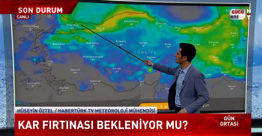 İstanbullulara kar yağışını müjdeleyen Hüseyin Öztel, tarih vererek uyardı! " Son yılların rekoru olabilir" 1