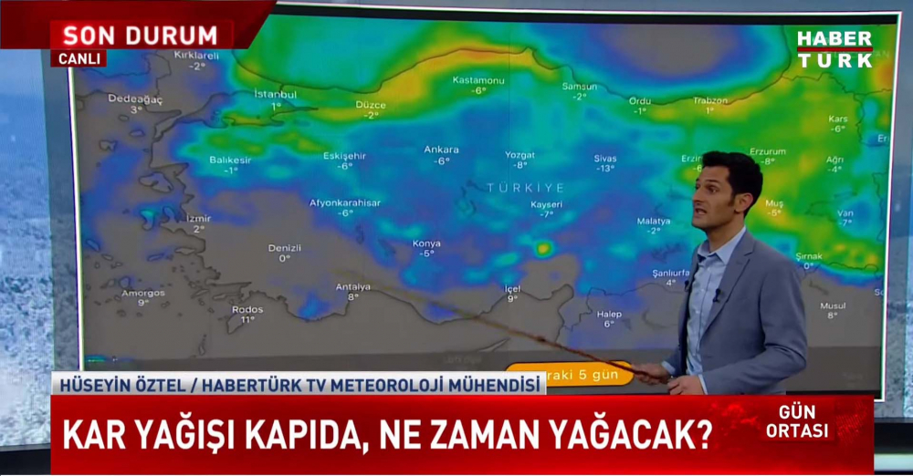 İstanbullulara kar yağışını müjdeleyen Hüseyin Öztel, tarih vererek uyardı! " Son yılların rekoru olabilir" 2