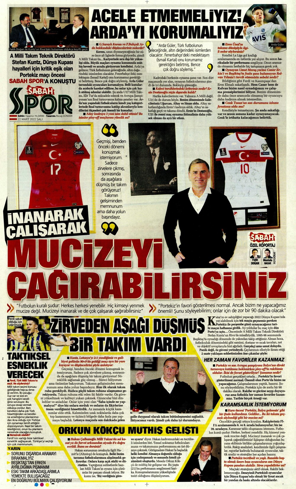 22 Mart 2022 Salı spor manşetleri | Beşiktaş'ın yeni hocası belli oluyor! 5