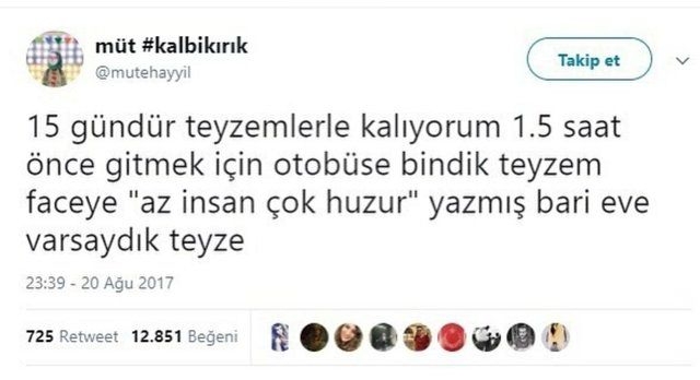 Twitter kullanıcılarının paylaşımları bazen o kadar komik oluyor ki... 5