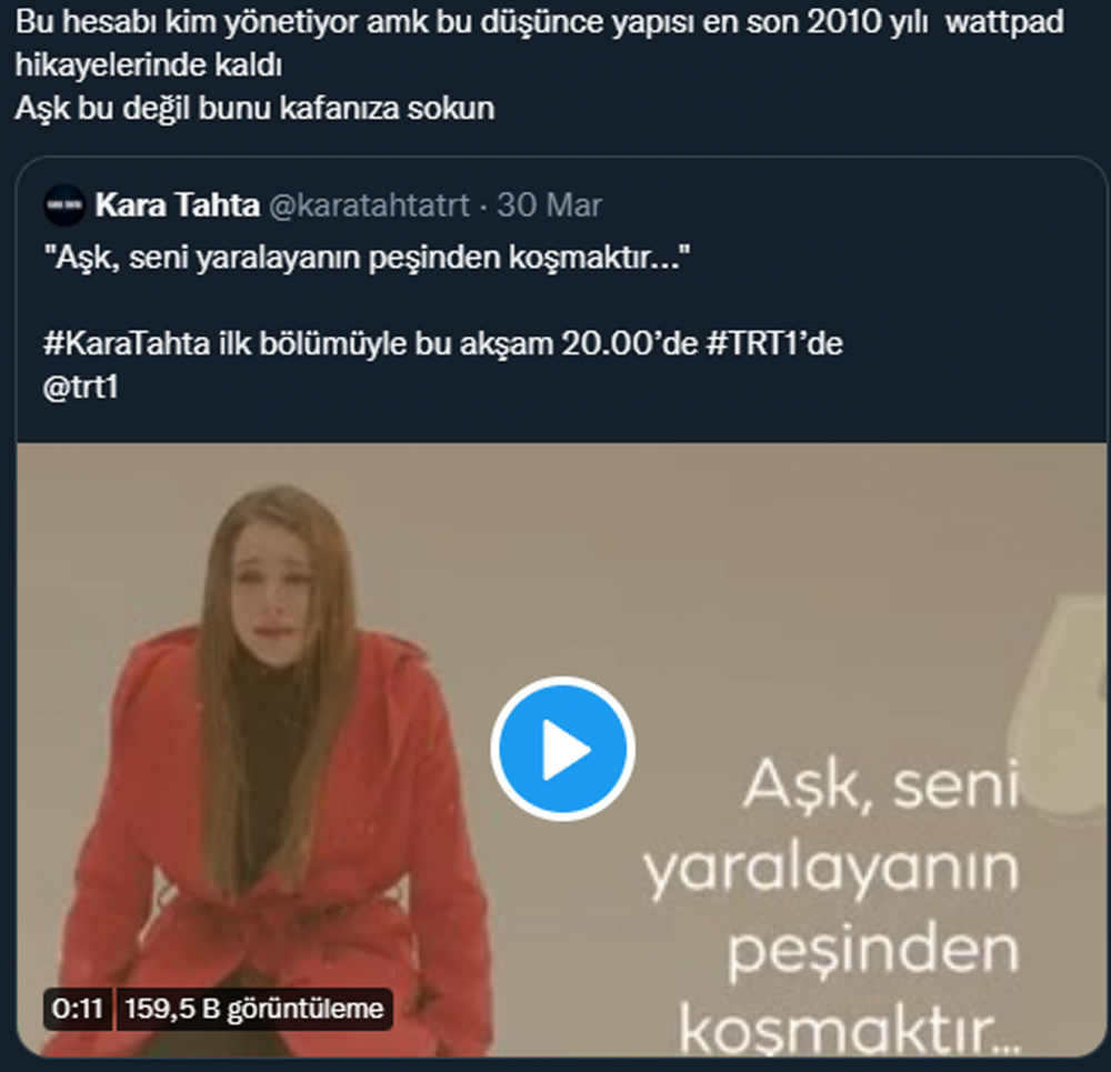 Furkan Andıç ve Miray Daner'in başrolünü paylaştığı Kara Tahta dizisi sosyal medyada eleştiri yağmuruna tutuldu! "Psikolojik tedavi olun artık!" 17