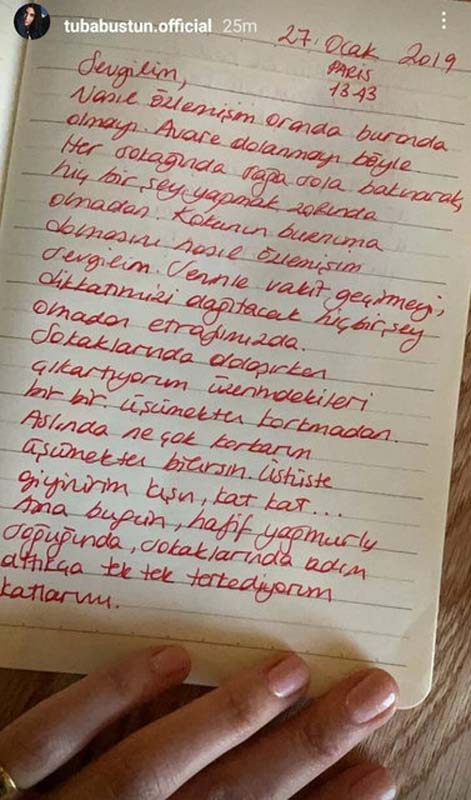 Tuba Büyüküstün'den Serenay Sarıkaya'yı çıldırtacak paylaşım! Aklında hala Umut Evirgen mi var? 5