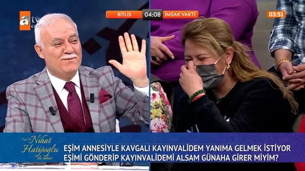 Nihat Hatipoğlu'nun kadın izleyiciye verdiği 'otel' tepkisi şok etti! "Sizden korkulur" 4