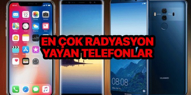 En çok radyasyon yayan 25 telefon