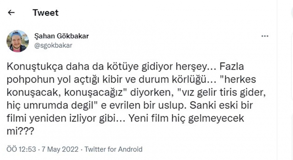 Şahan Gökbakar'dan İmamoğlu'na  "Vız gelir, tırıs gider" tepkisi: Fazla pohpohun yol açtığı kibir ve durum körlüğü... 6