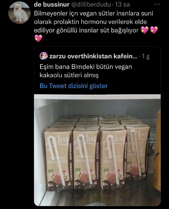 "Vegan sütler insandan alınan süt ile elde ediliyor!" iddiası sosyal medyayı ikiye böldü! "Evet ben de bağışladım" 4