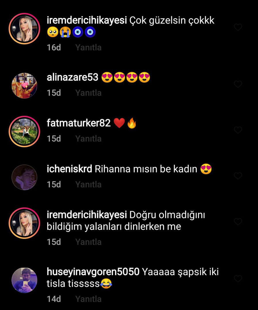 Ünlü şarkıcı İrem Derici'den olay paylaşım! "Hiç öpmeyeyim canım yılan sevmiyorum" dedi, takipçileri övgü yağdırdı: " Rihanna mısın be kadın" 7