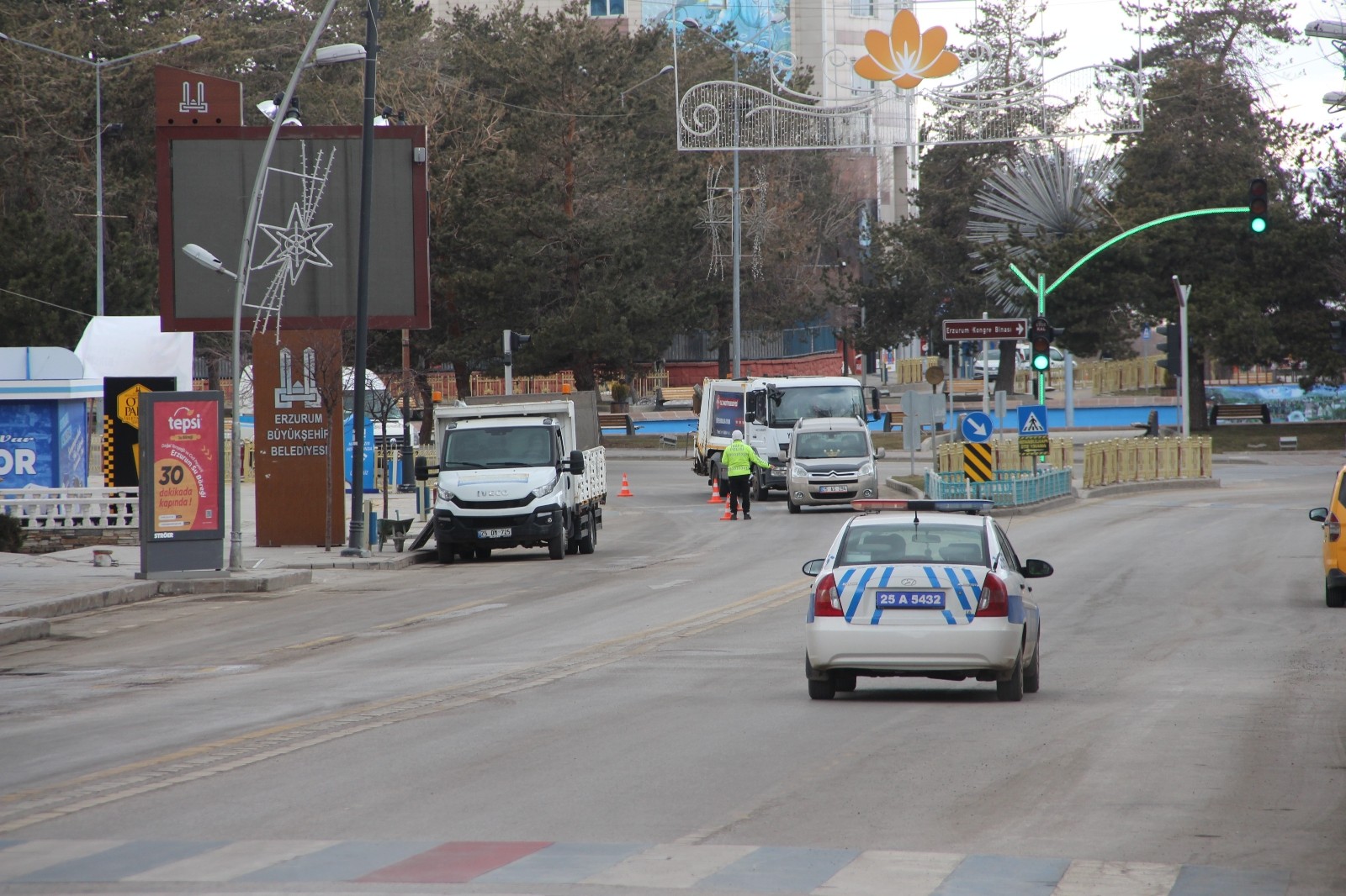 Erzurum 1 ay aranın ardından sokaklar yeniden sessiz kaldı