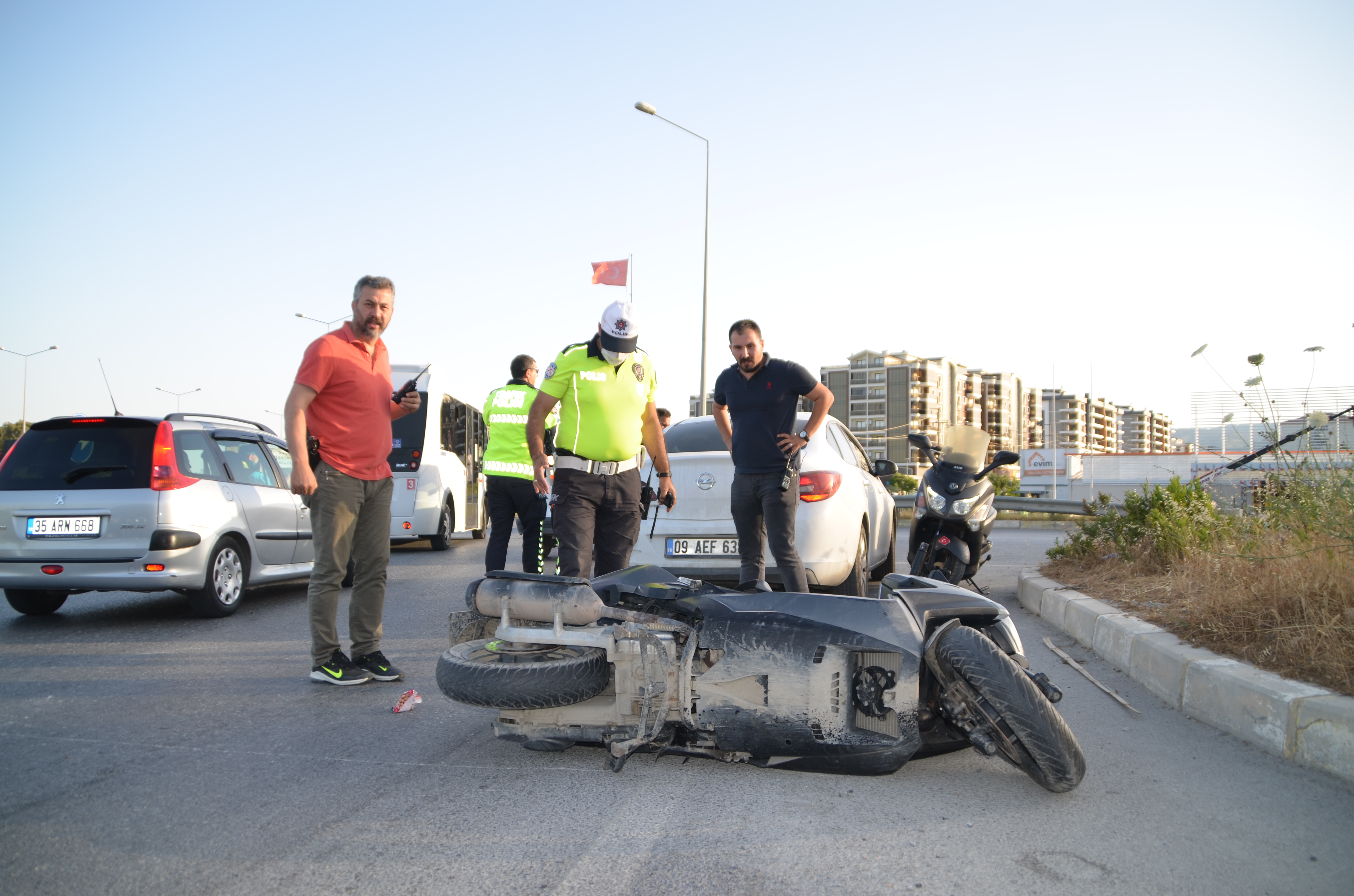 3 yıl hapis cezası bulunan sanık çalıntı motosikletle yakalandı