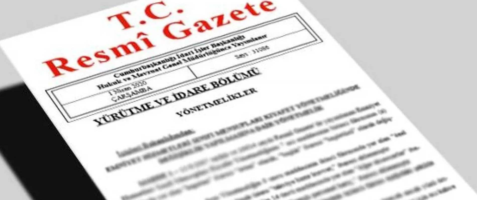 Resmi Gazete'de bugün (07.06.2021) | Resmi Gazete kararları 7 Haziran 2021