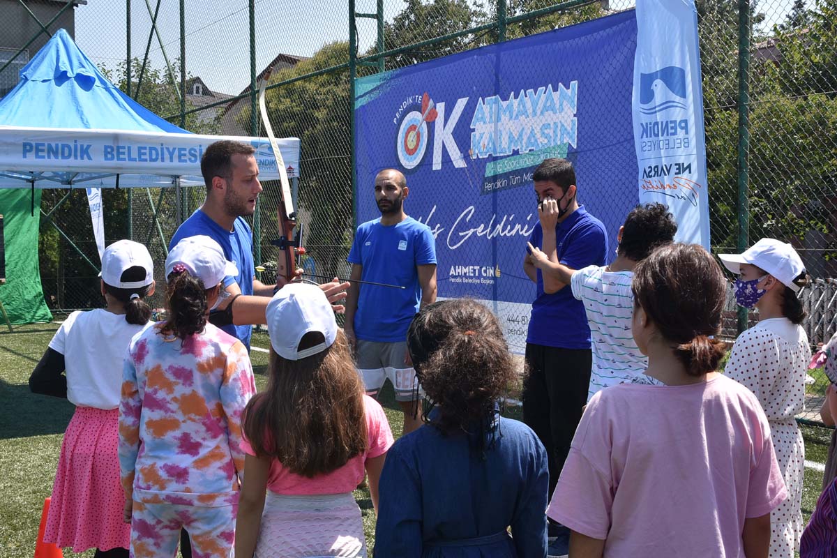 Pendik'te okçuluk eğitimleri başladı!