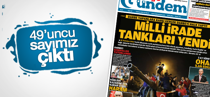 Bölge Gündem Gazetesinin 49. Sayısı