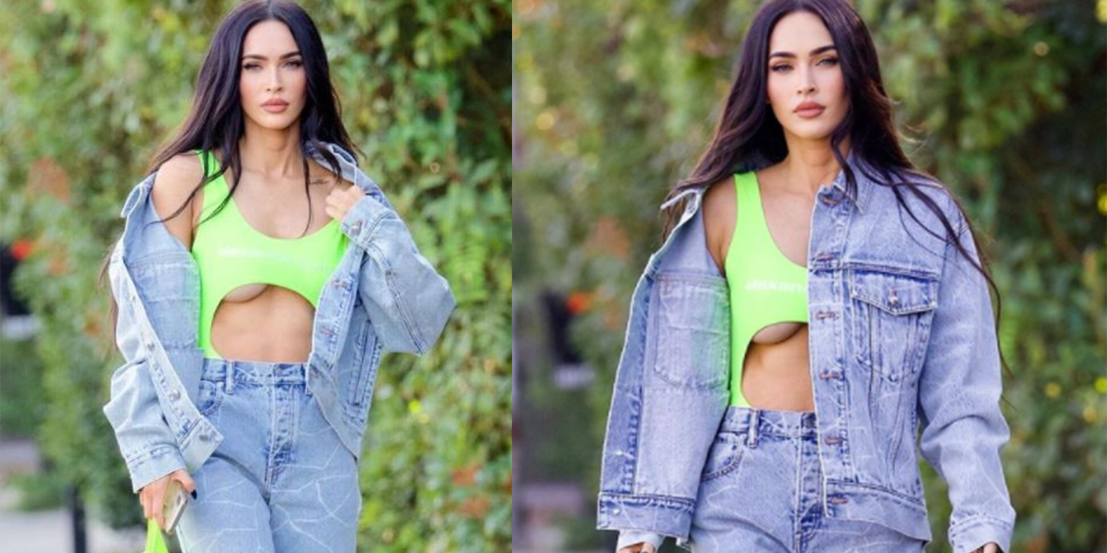 Megan Fox market tarzını paylaştı! Dekoltesini gören sevgilisi Machine Gun Kelly mest oldu!