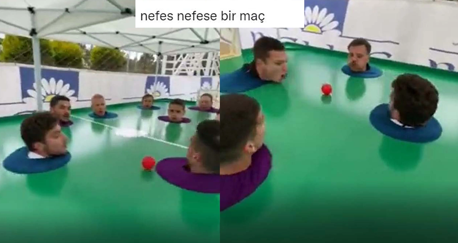 İzlerken bile başınız ağrıyacak! İşte üflemeli langırt oynayıp deli gibi eğlenen arkadaş grubu ve videolarının altına gelen efsane yorumlar...