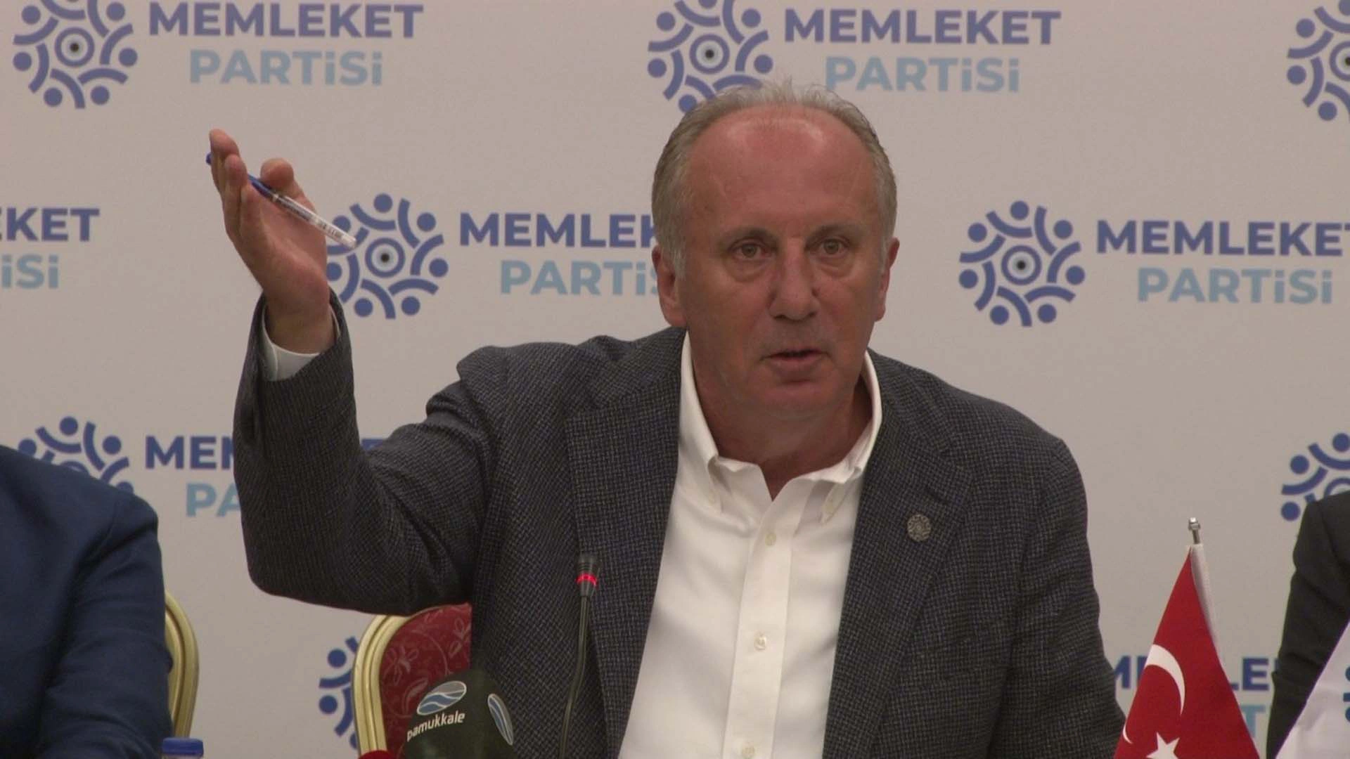 Muharrem İnce, Millet İttifakı'nı topa tuttu:" 6’sından biri çıkıp da ben bu Erdoğan’ı yenerim diyemiyor"