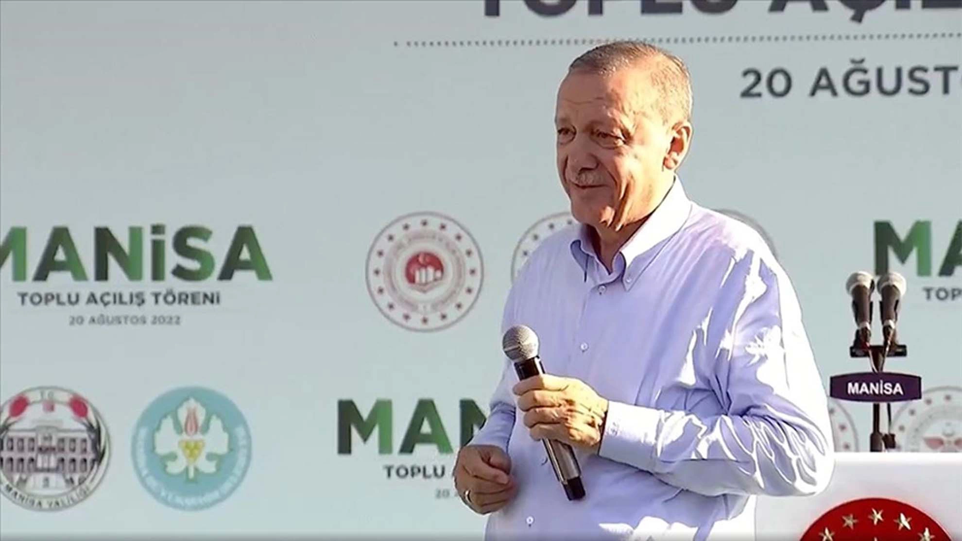 Cumhurbaşkanı Erdoğan, Manisa'da konuştu: "Biz Türkiye'nin geleceğiyiz, milletin umuduyuz"