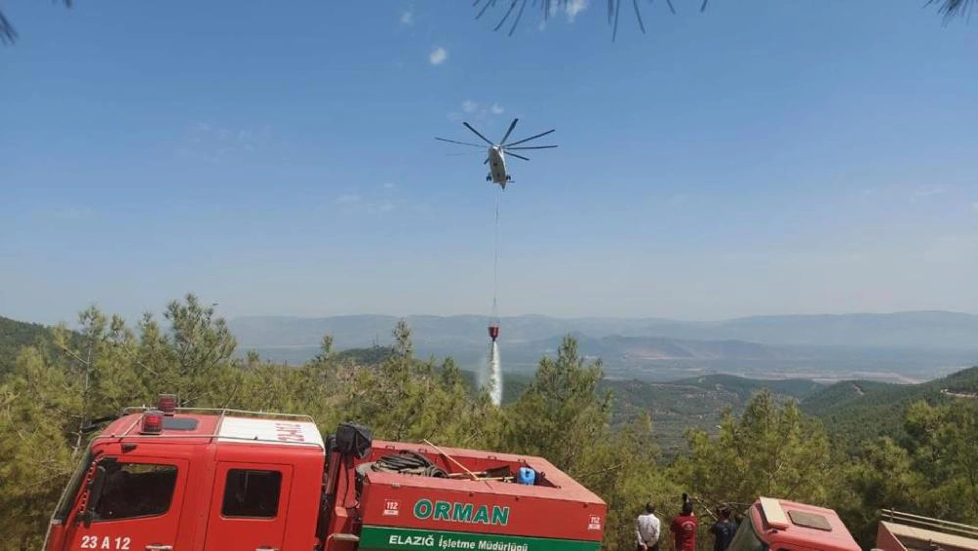 Hatay'da orman yangını! Söndürme işlemleri devam ediyor