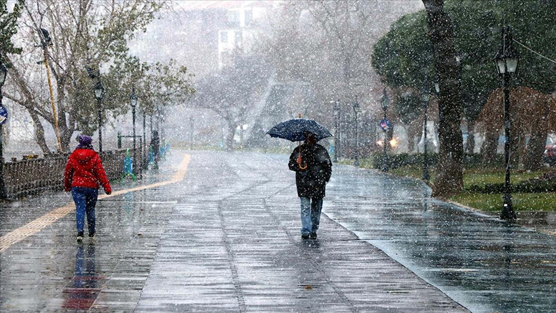 Meteorolojiden yağmur, karla karışık yağmur ve kar uyarısı! İşte il il hava durumu